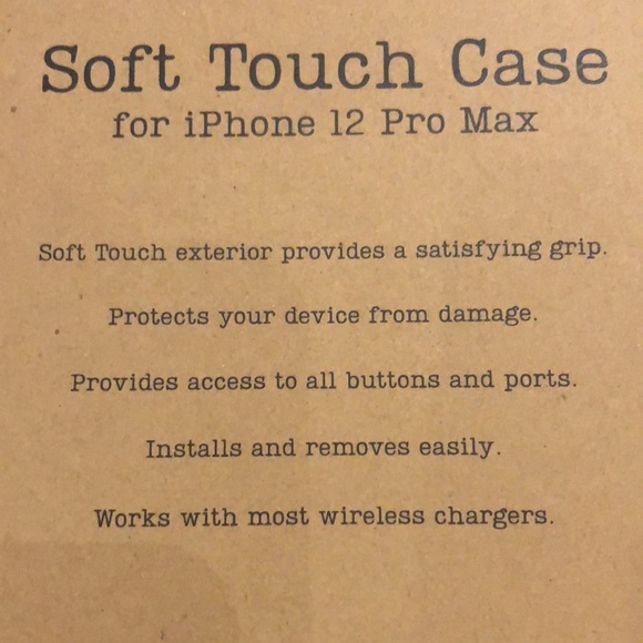 RAE DUNN HELLO Soft Touch Case Phone Protector IPhone 12 Pro Max - Picture 3 of 4